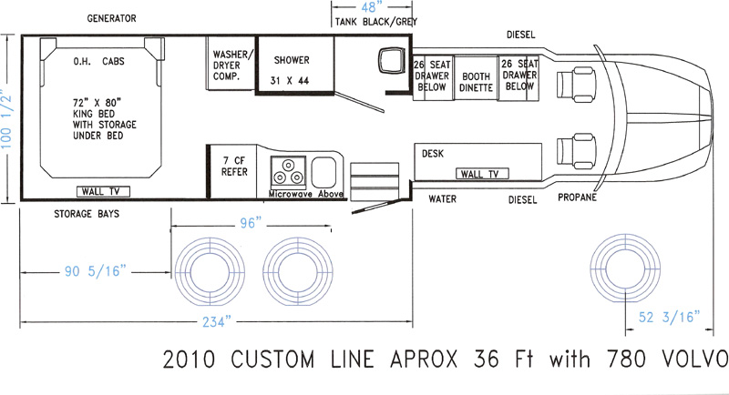 Luxury Motor Coach - New Quad Slide For 2007 With 400 Square Feet Of Luxury